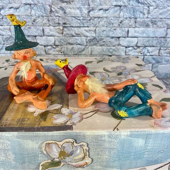 Vintage Hillbilly Men Salt and Pepper Shakers Japan Vintage Rare Find - Picture 1 of 7